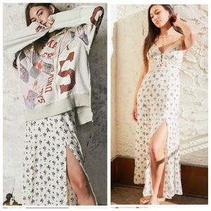 Free People Out & About Maxi Slip Dress